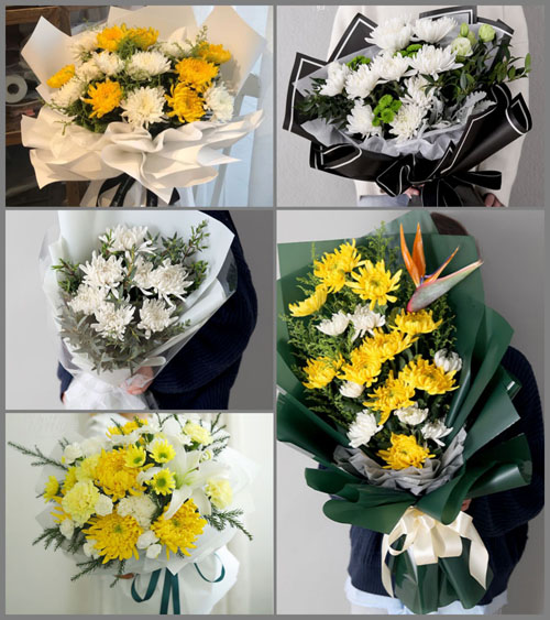 上海奉贤区南桥镇金港村白事花束代送